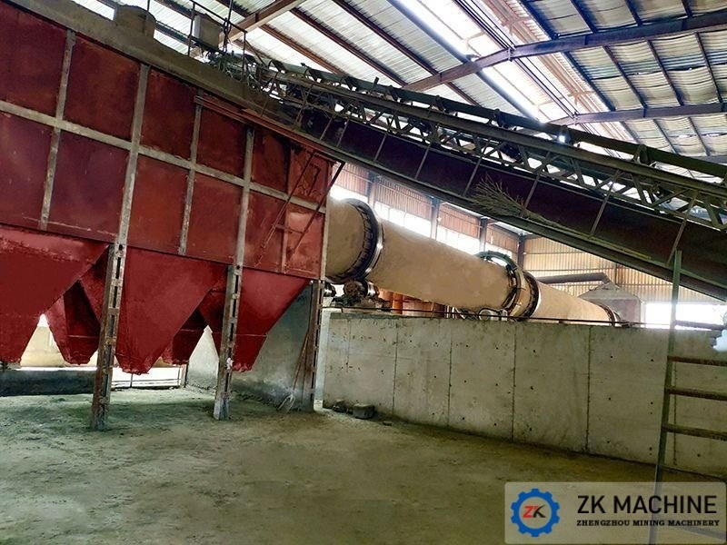 Industrie-Rotationsöfen für die Kalzinierung von Zinkrückständen Rotationsöfen Modell 3,5x70m Steuerungssystem