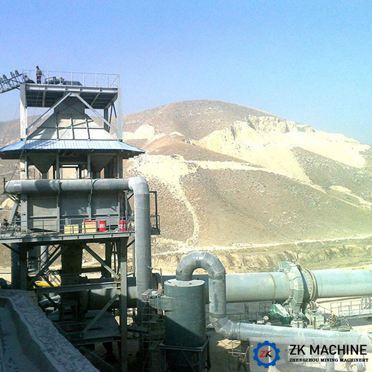 150m Kiln Aktive Kalk Produktionslinie Zuckerrüben Rückstand Schlammbehandlung zu produzieren