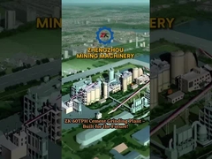 Zement-Produktionslinie mit hoher Produktivität, Zement-Müll-Anlage einfach zu bedienen